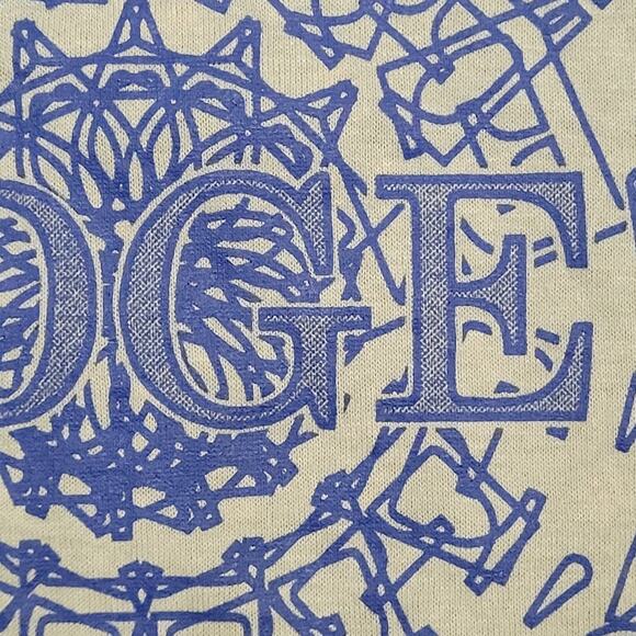 Vintage 80s Tedges Shirt Large 21x25 Mandala-Style Crop USA - Picture 10 of 14